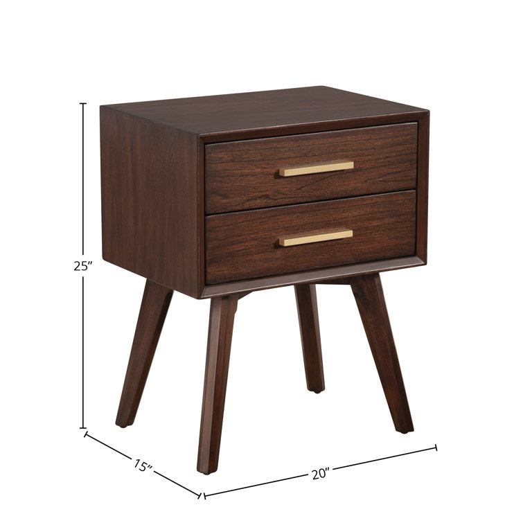 2 Drawer Nightstand Reviews AllModern